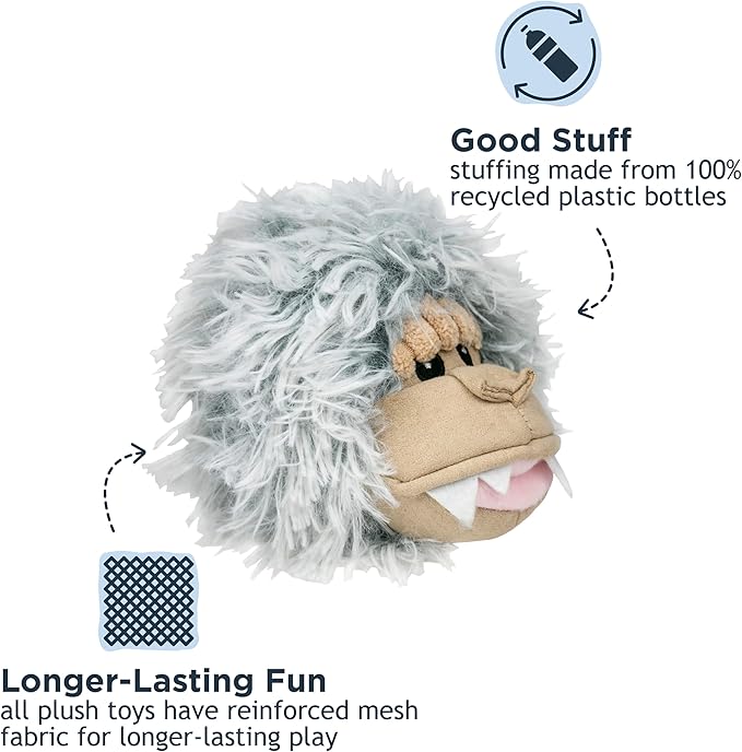 Tall Tails 2-in-1 Fetch Ball Dog Toy, Yeti
