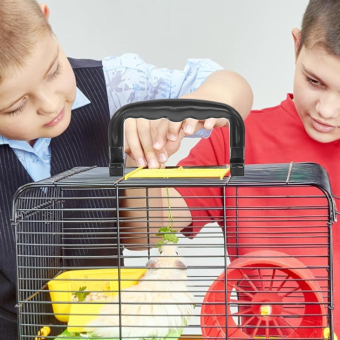 FRCOLOR 5pcs Multi Use Bird Cage Handles Portable Pet Cage Lifting Handles Outdoor Use Replacement Bird Guinea Pig Squirrel Hedgehog Chinchilla Hamster s