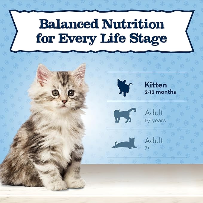 Blue Buffalo Baby Blue Natural Grain-Free Dry Food for Kittens, Healthy Growth Formula with DHA, High-Protein Savory Chicken Recipe, 4.5-lb Bag