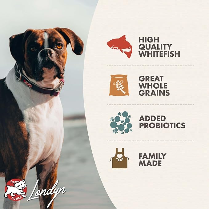 Fromm Classic Adult Whitefish & Rice Dog Food - Premium Dry Dog Food for Large, Medium, & Small Breeds - Whitefish & Rice Recipe - 30 lb