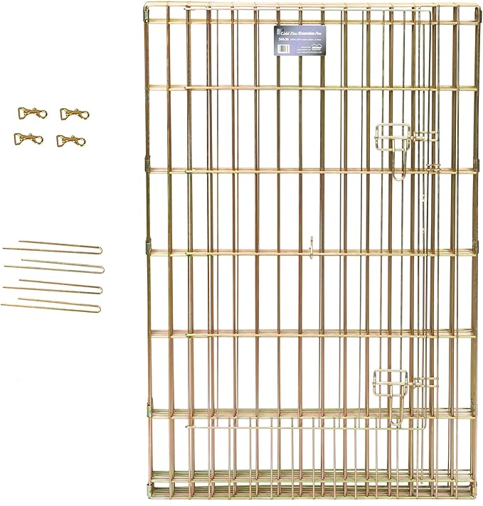MidWest Homes for Pets 30-Inch Exercise Pen, for Indoor and Outdoor Use, 16 Sq Feet of Play, Single Door Folding Dog Pen, with Large Door Opening & Secure Latch, Easy to Set Up, Foldable Dog Playpen