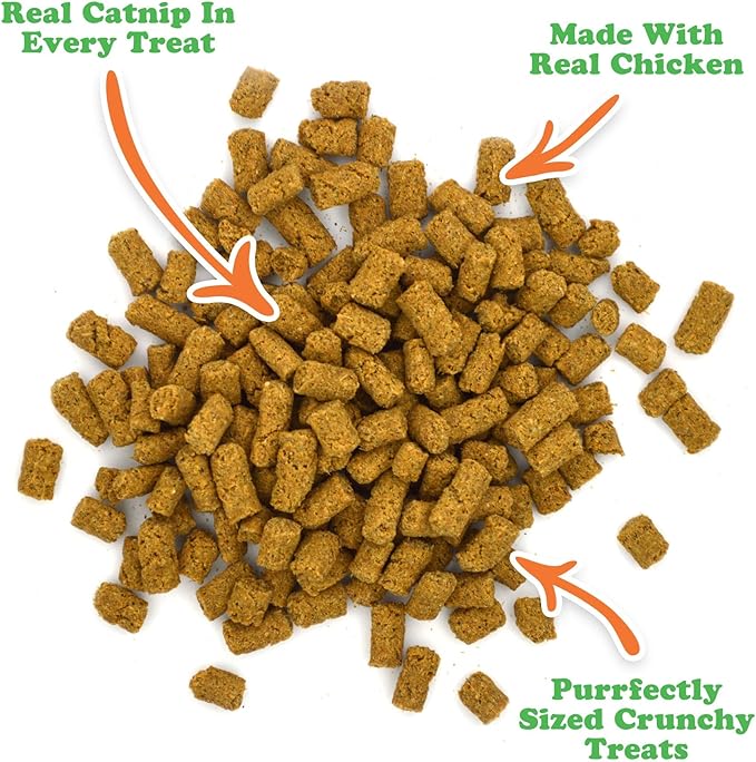 Meowijuana Sampler Stash #1 Bundle | Crunchie Munchie Chicken Treats, Kalico Kush Stick 'n' Lick, 1 oz Premium Catnip Spray and 3 ct Rollies | Promotes Play and Cat Health