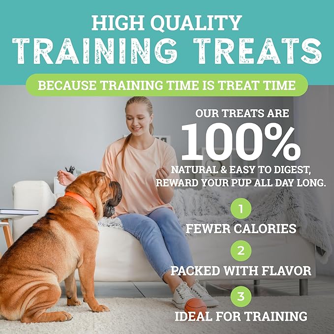etta says! Sit Training Treats - All Natural Cheese Soft Treats for Dogs - Made in The USA - 2 Pack