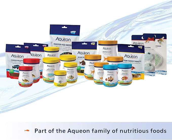 Aqueon 7 Day Vacation Feeder Slow- Release Fish Food for Tropical Fish - 4 Pack