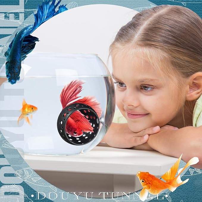 Honeydak 2 Pcs Betta Bulb Hide Betta Fish Tank Ornament Accessories Fish Toys Hammock Aquarium Cave with Suction Cup for Safe Hollow Small Tank, Habitat, Shrimp Hideout, Aquatic Decor