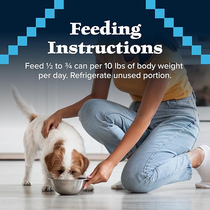 Blue Buffalo Wilderness Natural High Protein Wet Food for Adult Dogs, Turkey & Chicken Grill WITH WHOLESOME GRAINS, 12.5-oz Cans, 12 Count