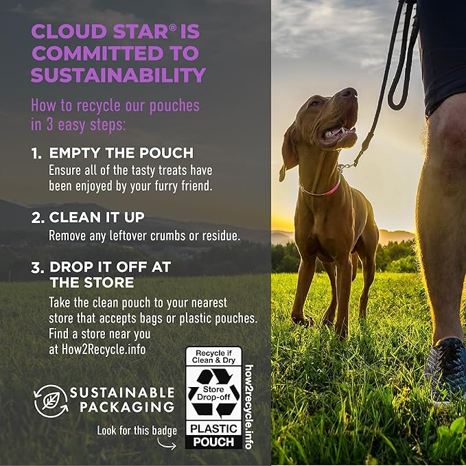 Cloud Star Tricky Trainers Soft & Chewy Dog Treats, Liver, 14 oz. Pouch