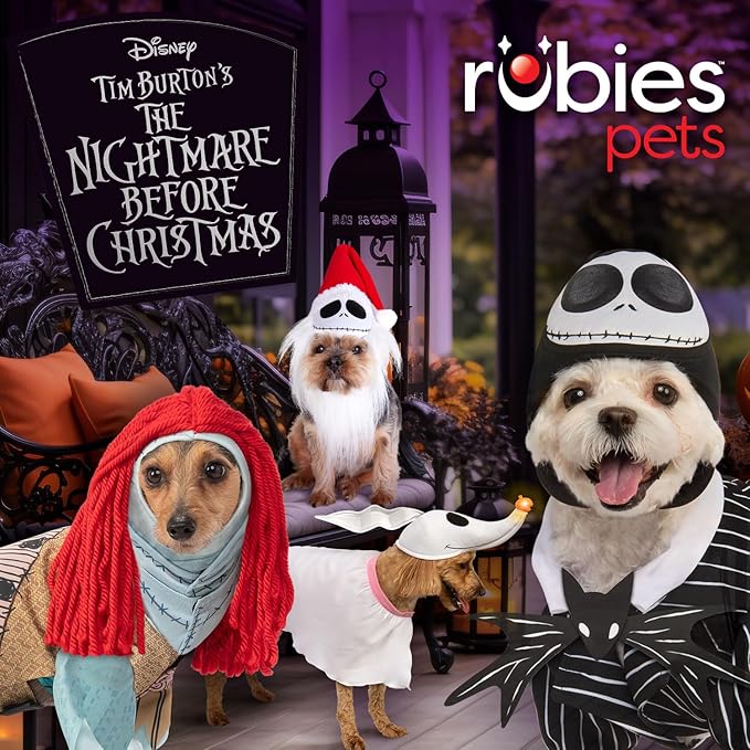 Disney Nightmare Before Christmas: Zero Pet Costume for For Dogs or Cats by Rubies, Medium