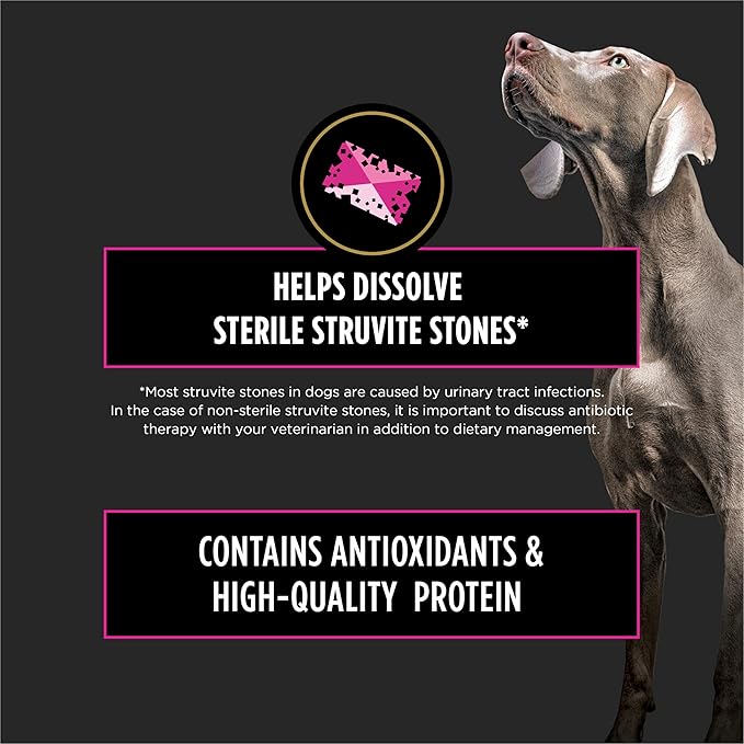 Purina Pro Plan Veterinary Diets UR Urinary Ox/St Canine Formula Dog Food Dry Kibble - 6 lb. Bag