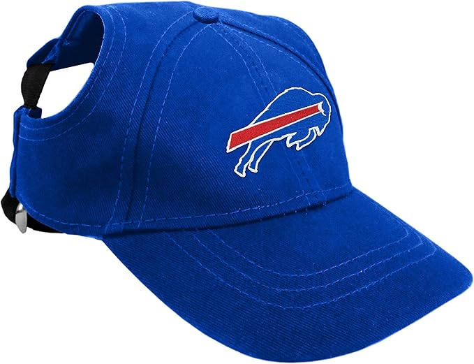 Littlearth NFL Buffalo Bills Pet Baseball Hat, Team Color, Large