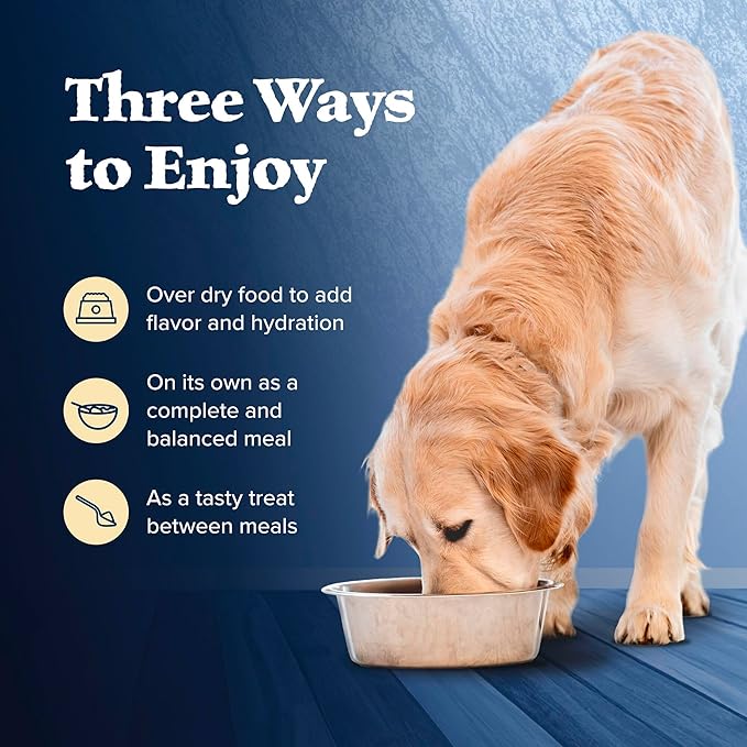 Blue Buffalo Wilderness Denali Dinner Wet Dog Food, High-Protein & Grain-Free Wild Salmon, Venison & Halibut, 12.5-oz Can (12 Count)