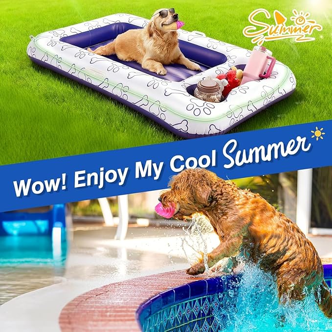 Pawaboo Dog Cooling Chew Toys, 2 Pack Freezable Pet Teething Toy for Puppies for Summer Cooling, Dog Freezer Chewing Ice Toy for Teeth Cleaning, Reusable Puppy Frozen Toys Relieve Dental Discomfort