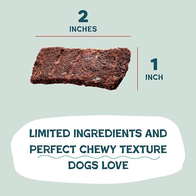 Shameless Pets Jerky Bites Treats, Duck-Tato - Healthy Dog Chews for Digestion Support with Fiber - Dog Treats with Real Cage-Free Duck - Free from Grain, Corn & Soy - 1-Pack