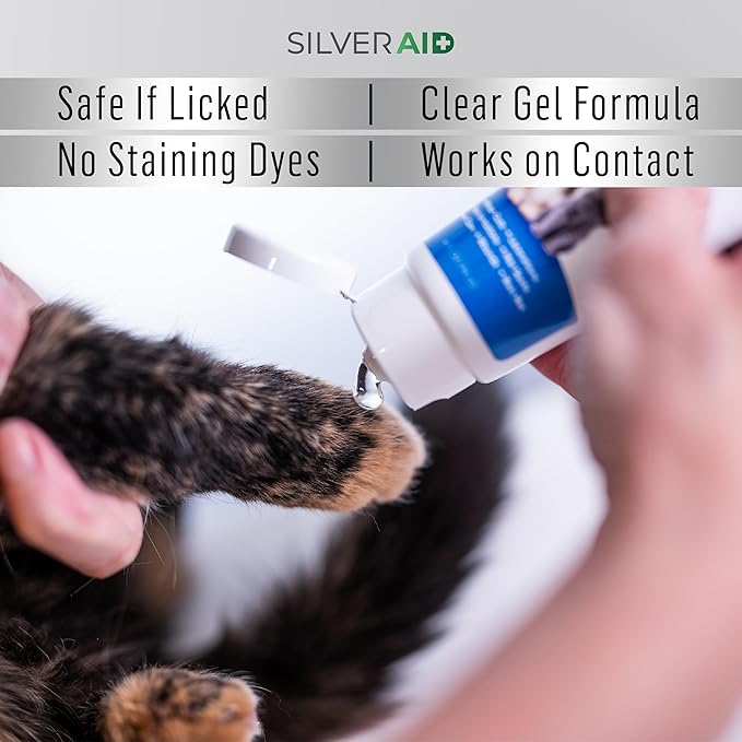 Hot Spot Treatment Gel for Horses Colloidal Silver Wound Care for Cuts, Bites, Rashes, Skin Irritations & Ulcers, Gorse Wound Care Solution, 4.0 Ounces - Vet Recommended & Made in USA