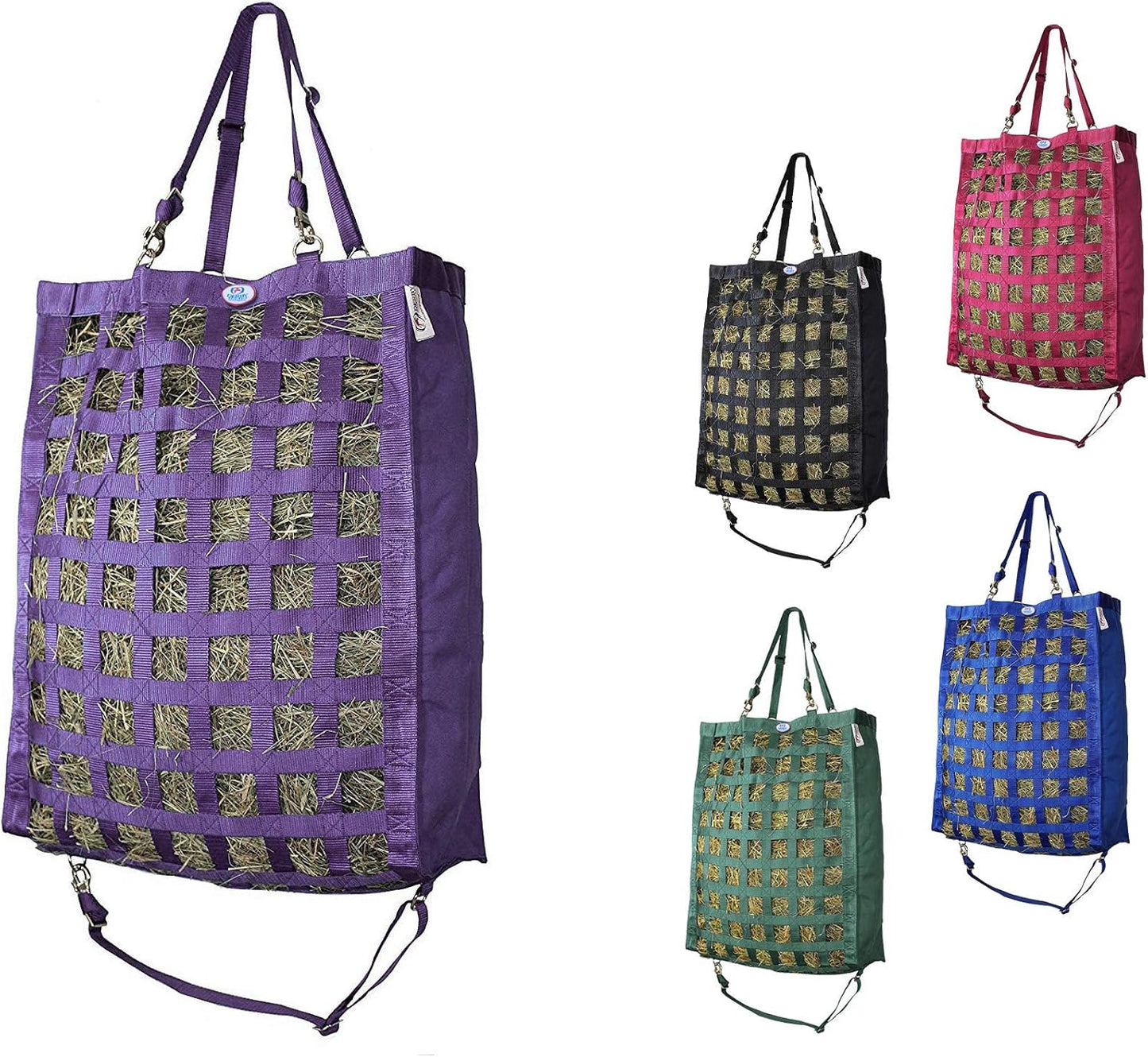 Derby Originals Front Web Slow Feeder Horse Hay Bag Super Tough Bottom with 6 Month Warranty