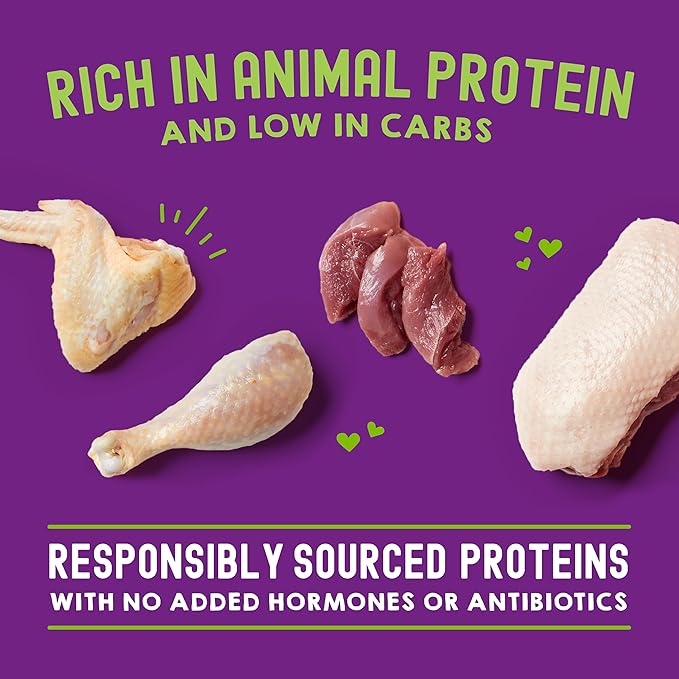 Stella & Chewy's Carnivore Cravings Wet Cat Food - Premium Pouches - Grain Free, High Protein Duck & Chicken - Perfect for Picky Eaters - Complete Meal or Topper (2.8 oz, 12 Pack)
