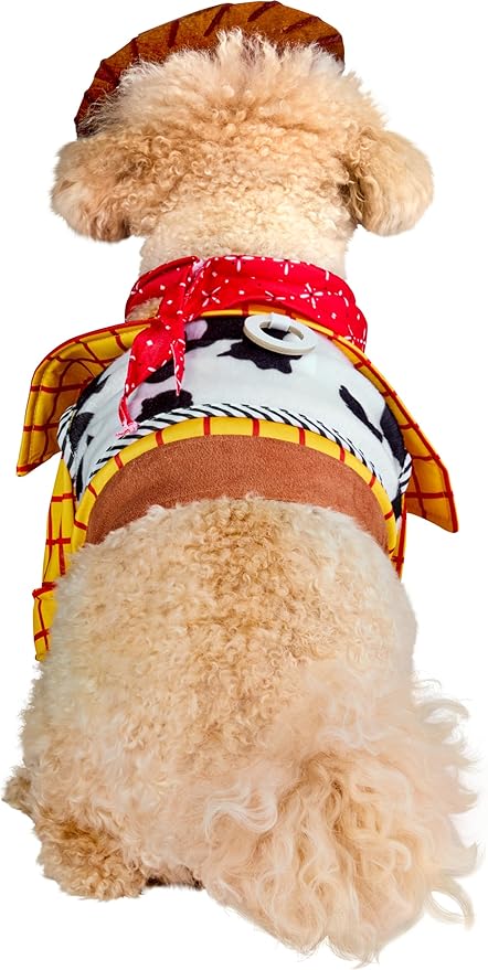 Toy Story: Woody Pet Costume for For Dogs or Cats by Rubies, Small