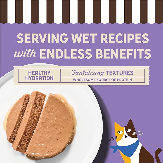 Merrick Purrfect Bistro Grain Free Wet Cat Food Rabbit Recipe Pate - (Pack of 24) 3 oz. Cans