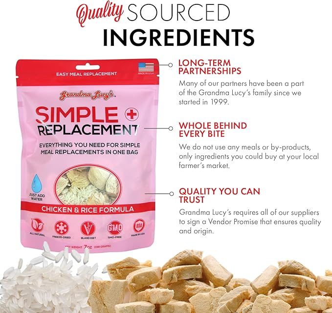 Grandma Lucy's - Simple Replacement -Chicken & White Rice 7Oz