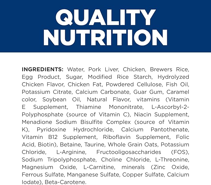 Hill's Prescription Diet k/d Kidney Care Wet Cat Food, Chicken, 5.5 oz. Cans, 24-Pack