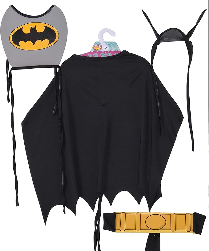 DC Comics Superheroes: Batman Pet Costume for Dogs or Cats by Rubies, Large
