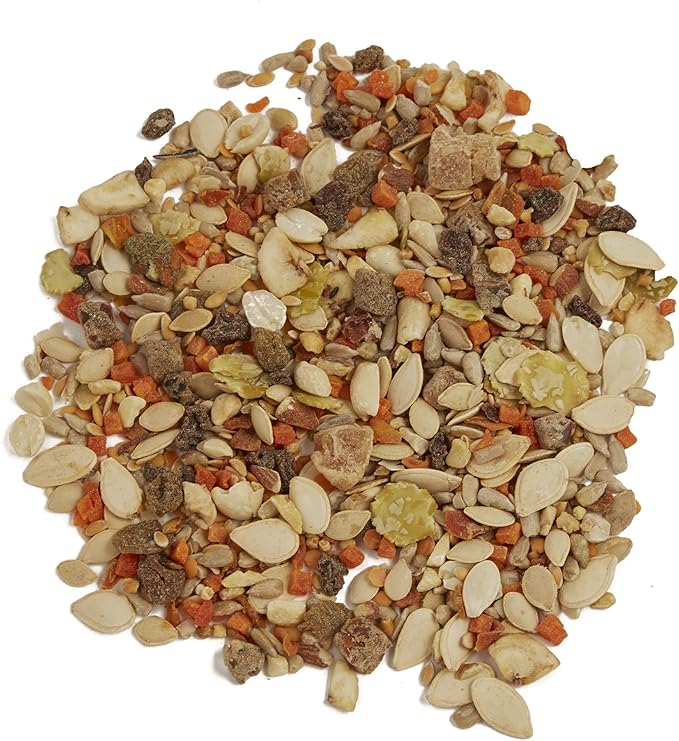 F.M. Brown's Tropical Carnival Fruit and Nut Cockatiel Treats - Fruits, Nuts, Seeds and Veggies - 8 oz
