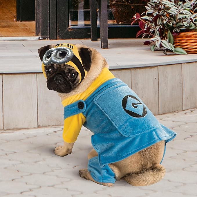 Despicable Me: Minion Pet Costume for for Dogs or Cats by Rubies, Large