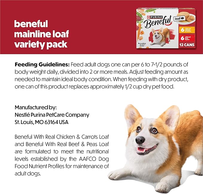 Purina Beneful with Chicken or Beef Wet Dog Food Variety Pack - 5.5 oz. (Pack of 12)