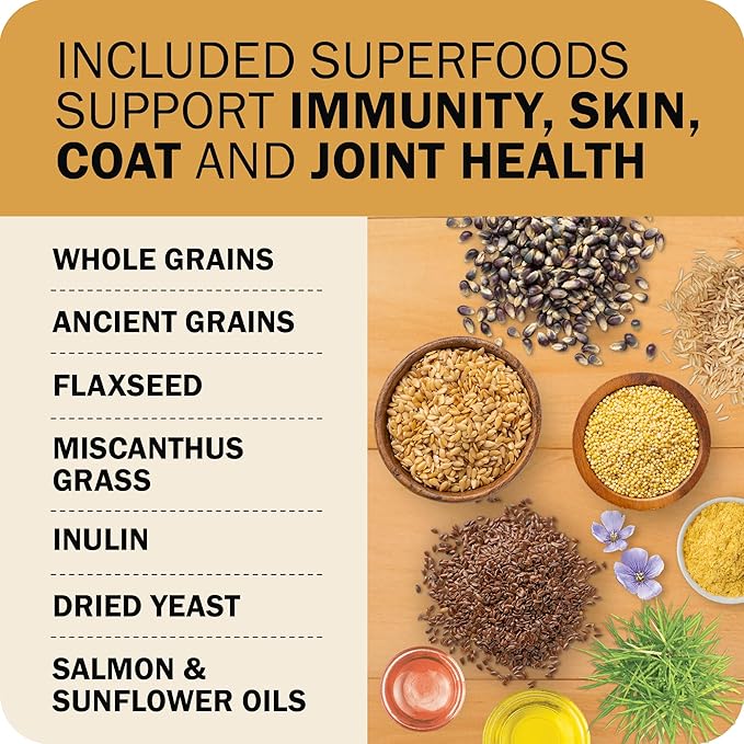 Redbarn Powerfood Fusion Air Dried Kibble Blend – Whole Grain Sky Chicken Recipe – Made in USA Dry Dog Food for All Lifestages with Superfoods, Prebiotics, Postbiotics - 20lb Bag