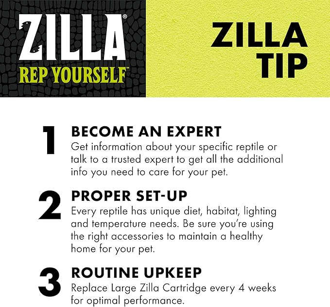 Zilla Aquactic Pet Reptile Internal Water Filter, For Up To 40 Gallons of Water