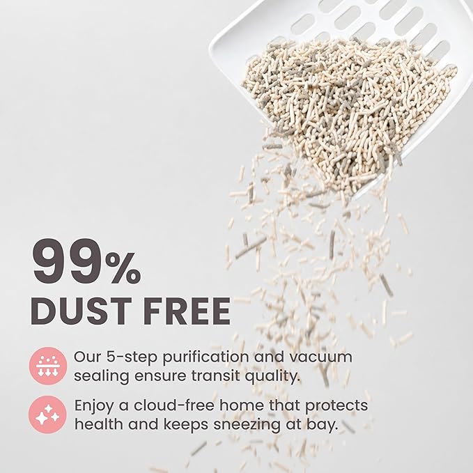 Welcome Home Cat Kit – Attractant Granular Tofu Litter & Deodorizer for Automatic Boxes | Strong Clumping, Odor Control, Easy Cleanup