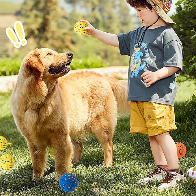 Interactive Dog Toys Dog Balls Moving Dog Toy Ball - Self Playing Ball with 3 Modes, Jumping & Shaking Interactive Toy for Boredom, Outdoor Indoor Fun for Cats and Small Medium Dogs (Yellow)