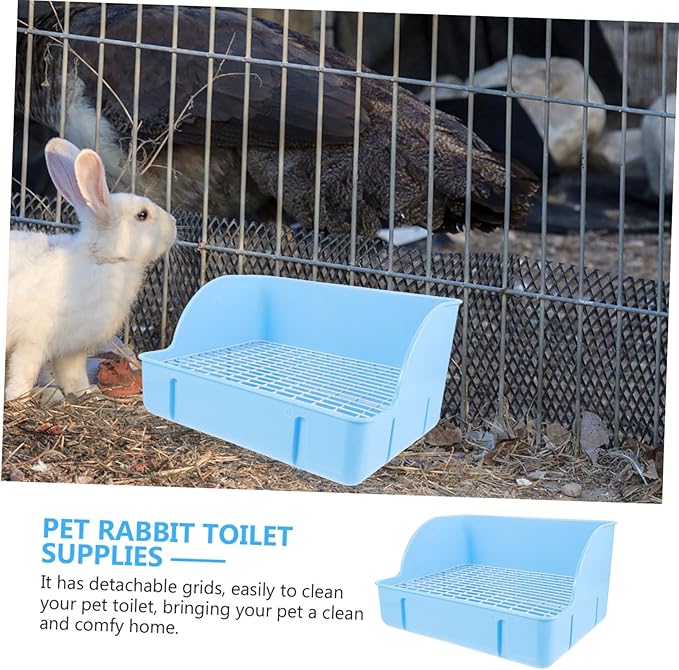 Large Portable Litter Box Detachable for Indoor Use Helps Develop Toilet Habits for Pets Suitable for Living Rooms and Gardens
