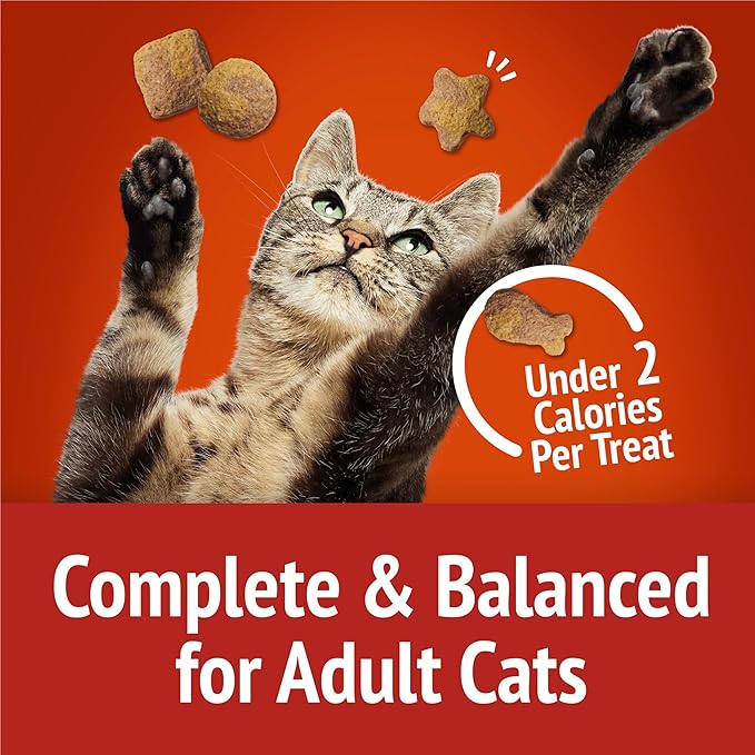Friskies Purina Cat Treats, Party Mix Gravy-Licious Crunch Chicken and Gravy Flavors - 20 oz. Pouch (Pack of 2)