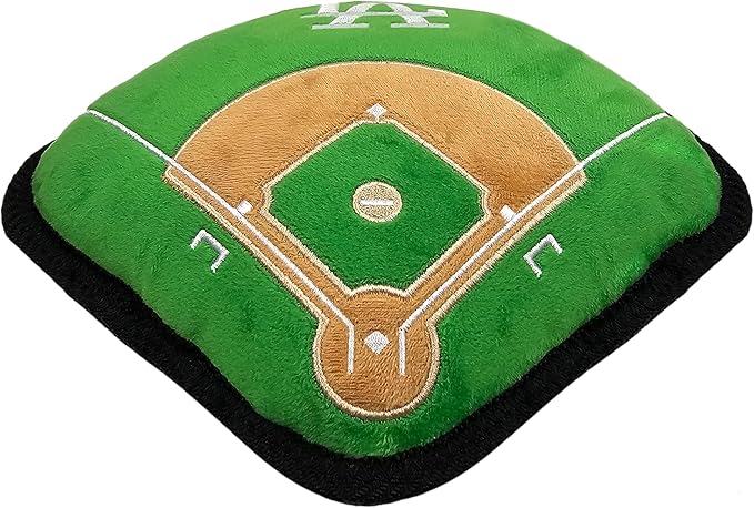 Pets First MLB LA Dodgers Baseball Field Tough Toy for Dogs, Best MLB Dog Toy with Team Logo