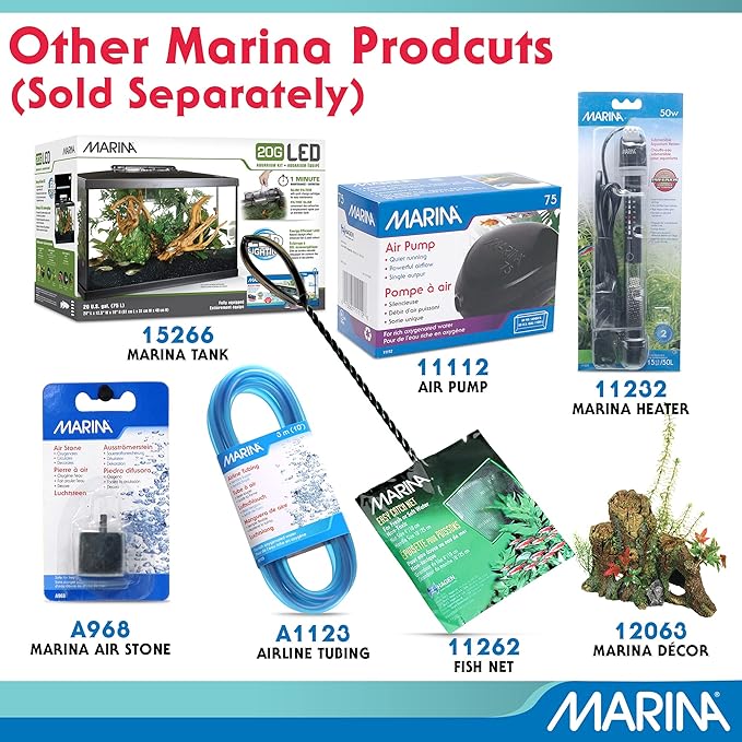 Marina Bio Clear Ceramic Replacement Cartridge for Slim Filters, 3 Pack – Optimal Filtration for a Healthy Aquarium,White
