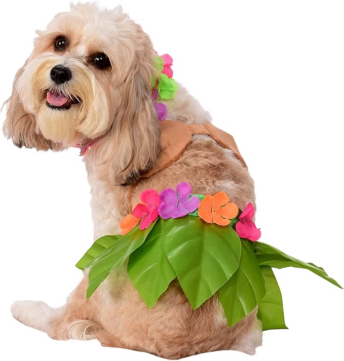 Rubies Hula Girl Pet Costume for Dogs or Cats, Large