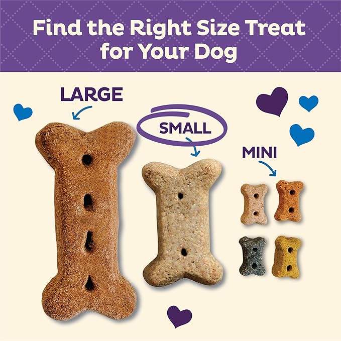 Old Mother Hubbard Wellness Classic Original Mix Dog Biscuits, Natural Training Treats, 4 Flavors, Small Size, 20 oz Bag (Pack of 2)
