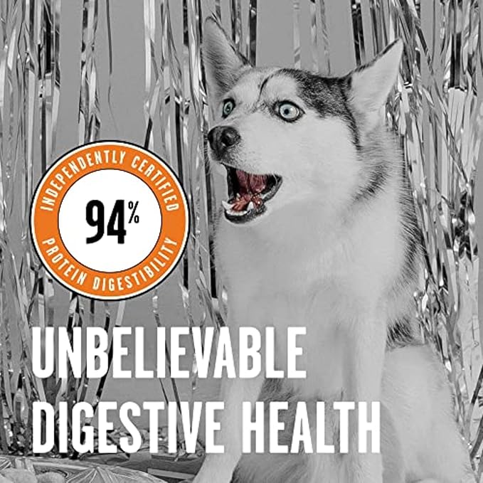 BIXBI Liberty Freeze-Dried Dog Food Topper & Treats, Chicken – 98% Meat & Organs, No Refrigeration – USA Made, 12 oz