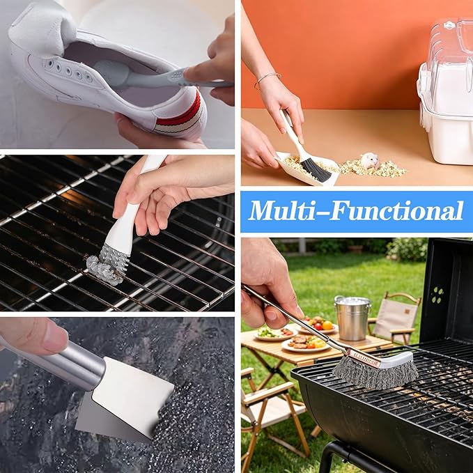 Bird Cage Cleaning Brush Tool Set, Bird Cage Cleaner, Suitable for Bird Cages, Rabbit Cages, Hamster Cages, Parrot Cages, and Other Small Pet Cage Accessories