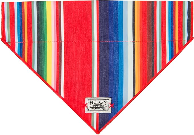 Hooey Nomad Dog Bandana, Polyester Dog Bandana with Graphic-Inspired Prints, Serape Tijuana