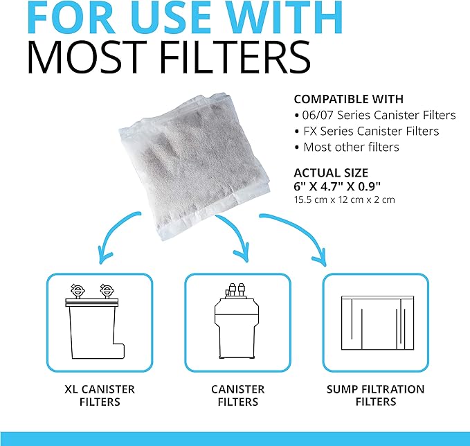 Fluval ClearMax Phosphate Remover, Chemical Filter Media for Aquariums, 100-gram Nylon Bags, 3-Pack, A1348, All Breed Sizes