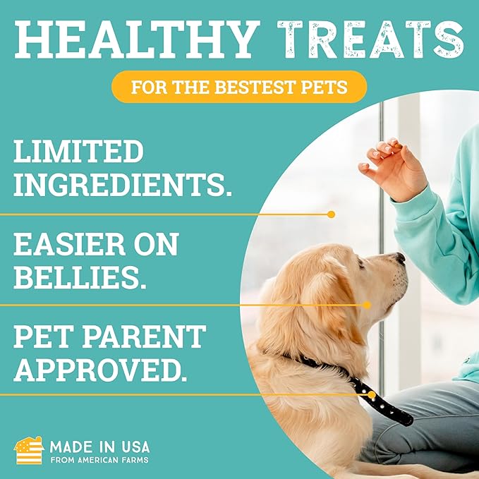 etta says! Sit Training Treats - All Natural Peanut Butter Soft Treats for Dogs - Made in The USA - 2 Pack