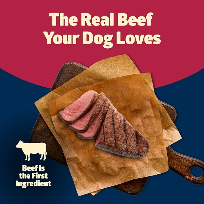 Blue Buffalo Freedom Grain-Free Wet Dog Food, Free of Glutens & Artificial Preservatives, Made with Natural Ingredients, Beef Recipe, 12.5-oz. Cans (12 Count)