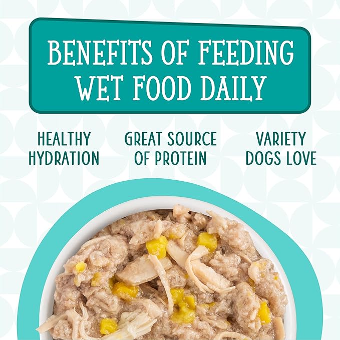 Weruva Dogs in the Kitchen, Funk in the Trunk with Chicken Breast & Pumpkin Au Jus Dog Food, 10oz Can (Pack of 12)