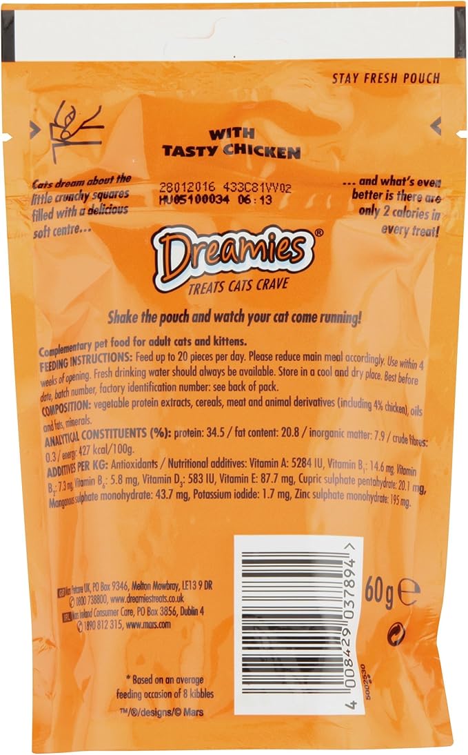 Dreamies Chicken, 60 g