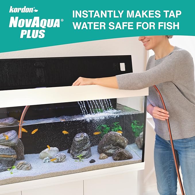 Kordon #33156 Novaqua Plus- Water Conditioner for Aquarium, 16-Ounce, Black