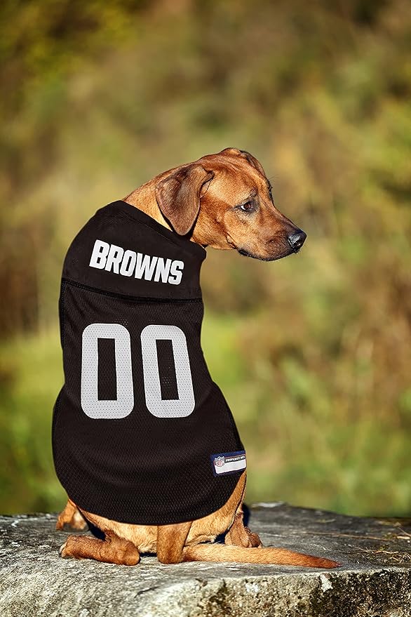 NFL CLEVELAND BROWNS DOG Jersey, Large