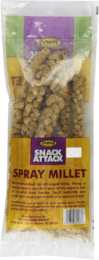 Higgins 466003 6 Count Higg Spray Millet For Birds