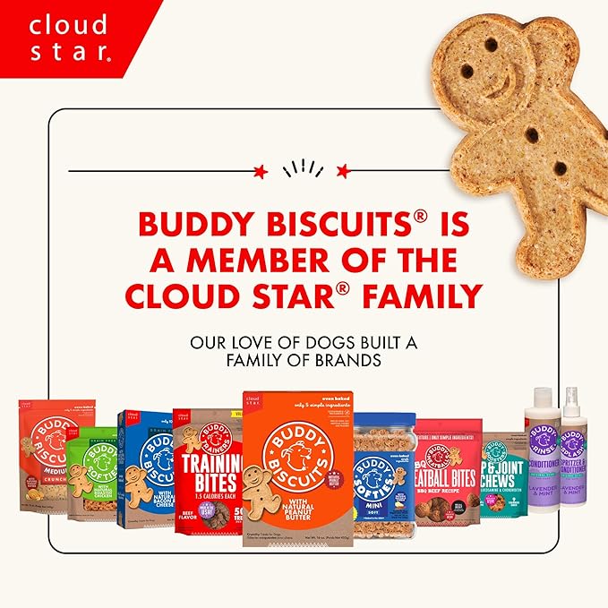 Buddy Biscuits Trainers Training Bites Soft & Chewy Dog Treats, Bacon, 10 oz. Pouch